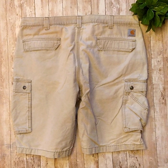 Carhartt men's khaki cargo shorts size 40 (J3) - Picture 4 of 4